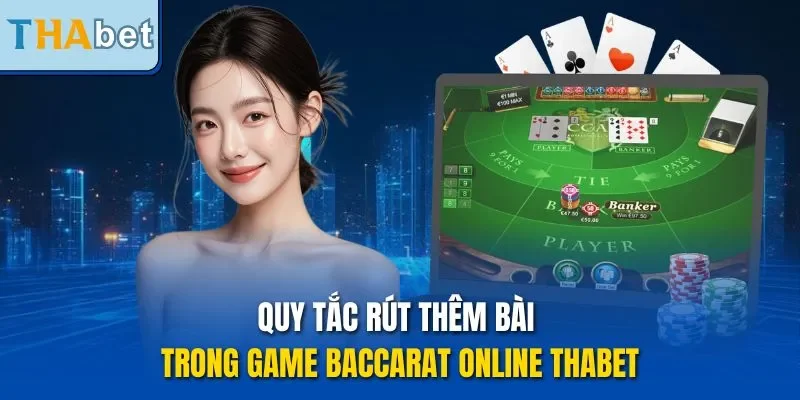 Quy tắc rút thêm bài trong game Baccarat online THABET